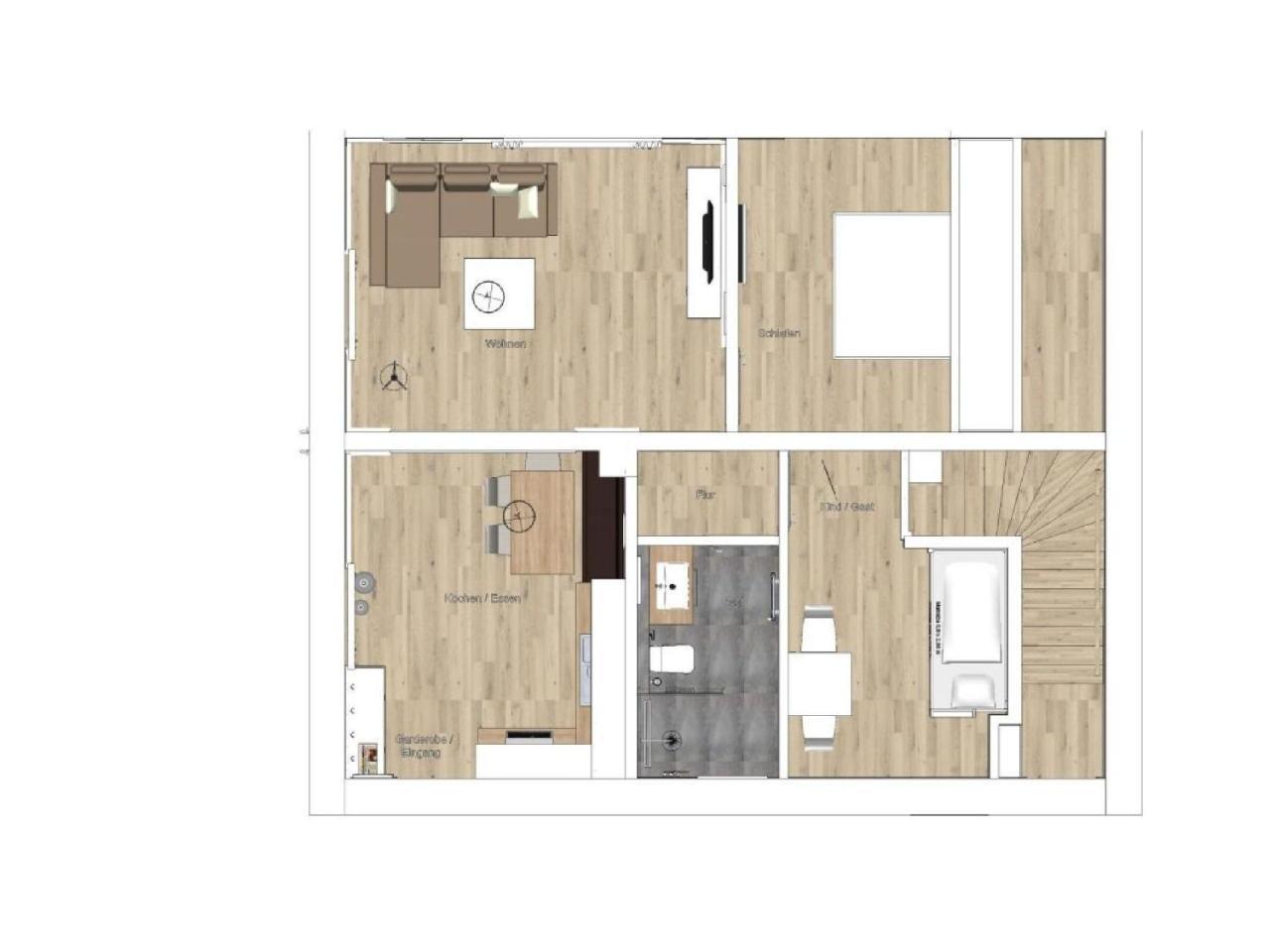Kleine Charlotte - Traumwohnung Mit Terrasse Fuer 4 Personen ヴァンガーオーゲ エクステリア 写真
